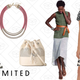 Cropped Activewear Leggings, $22 | Colorblocked Snake Chain Necklace, $22 | Perforated Bucket Bag, $32 | Soft Safari Vest, $45 | FloralPrinted Shift Dress, $45